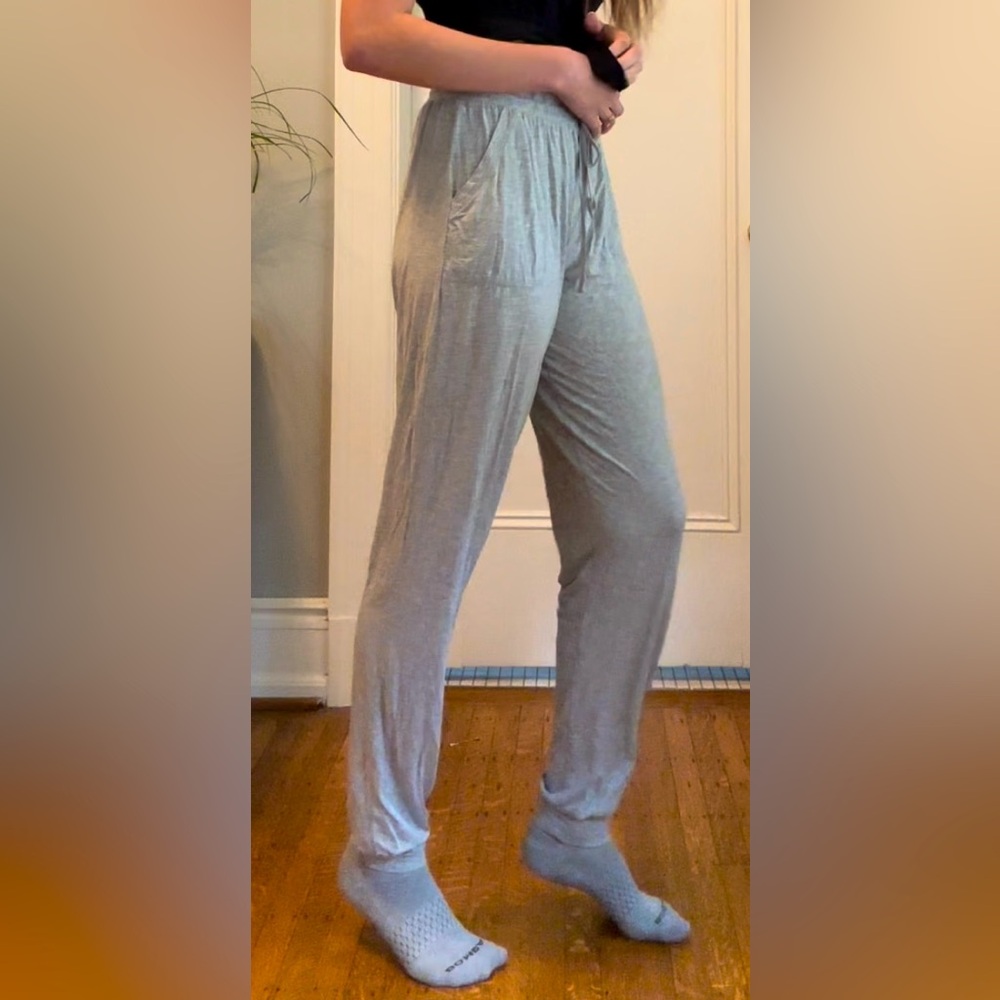 Heather grey GAP sleep joggers